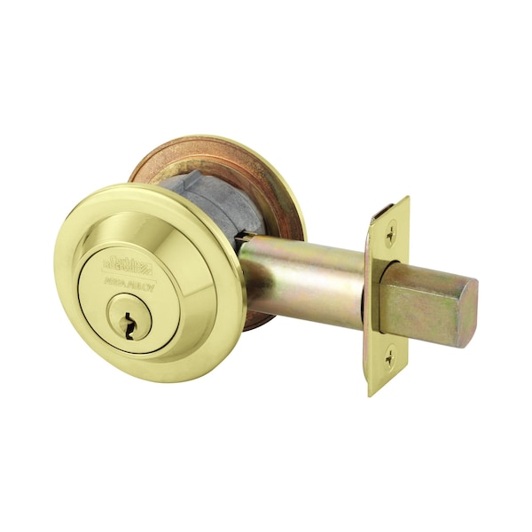 Cylindrical, Cylinder x Blank, 605 Bright Brass, 2-3/4 Backset, Keyed Random